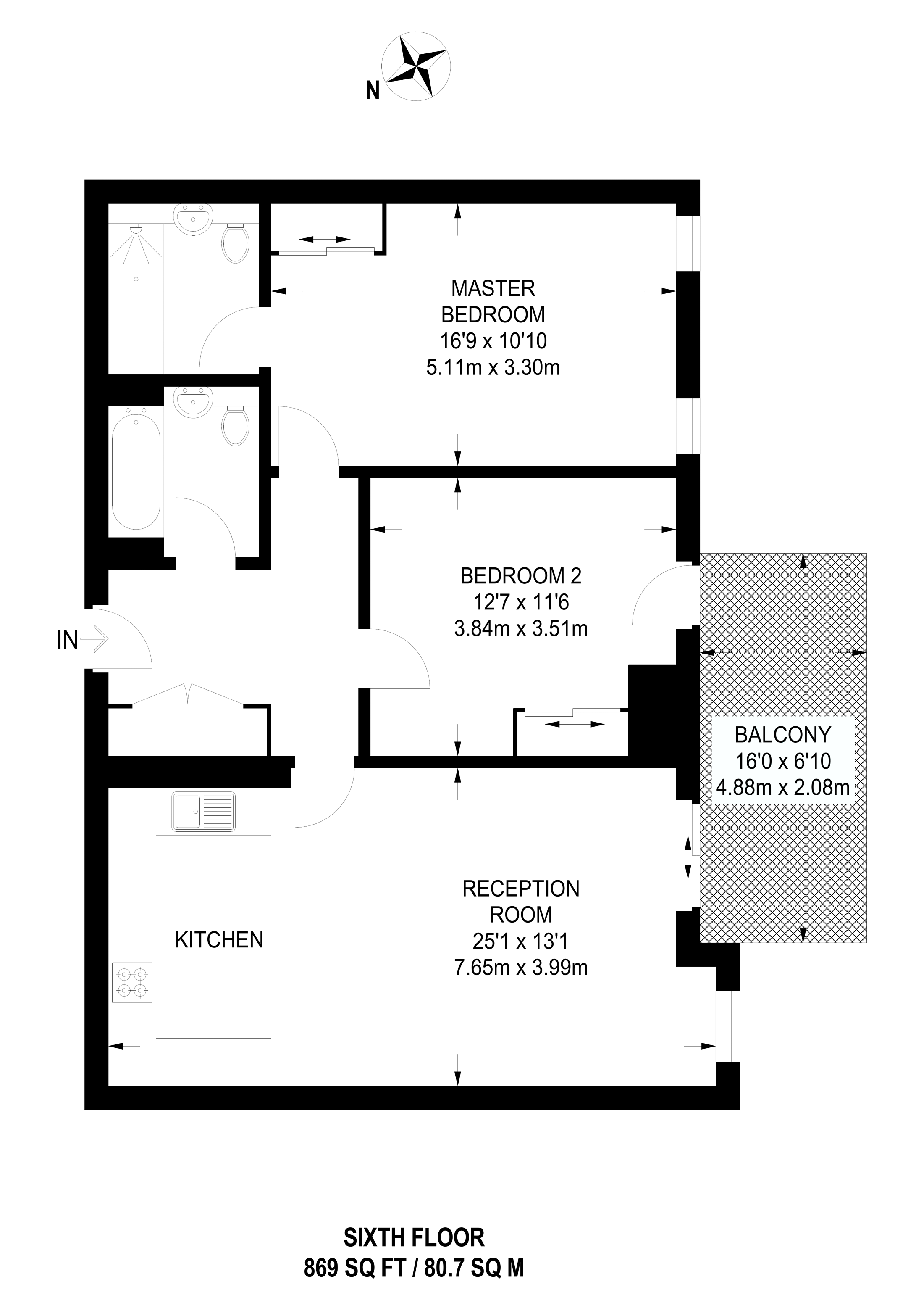 2 Bedrooms Flat to rent in Central Avenue, Sands End, London SW6