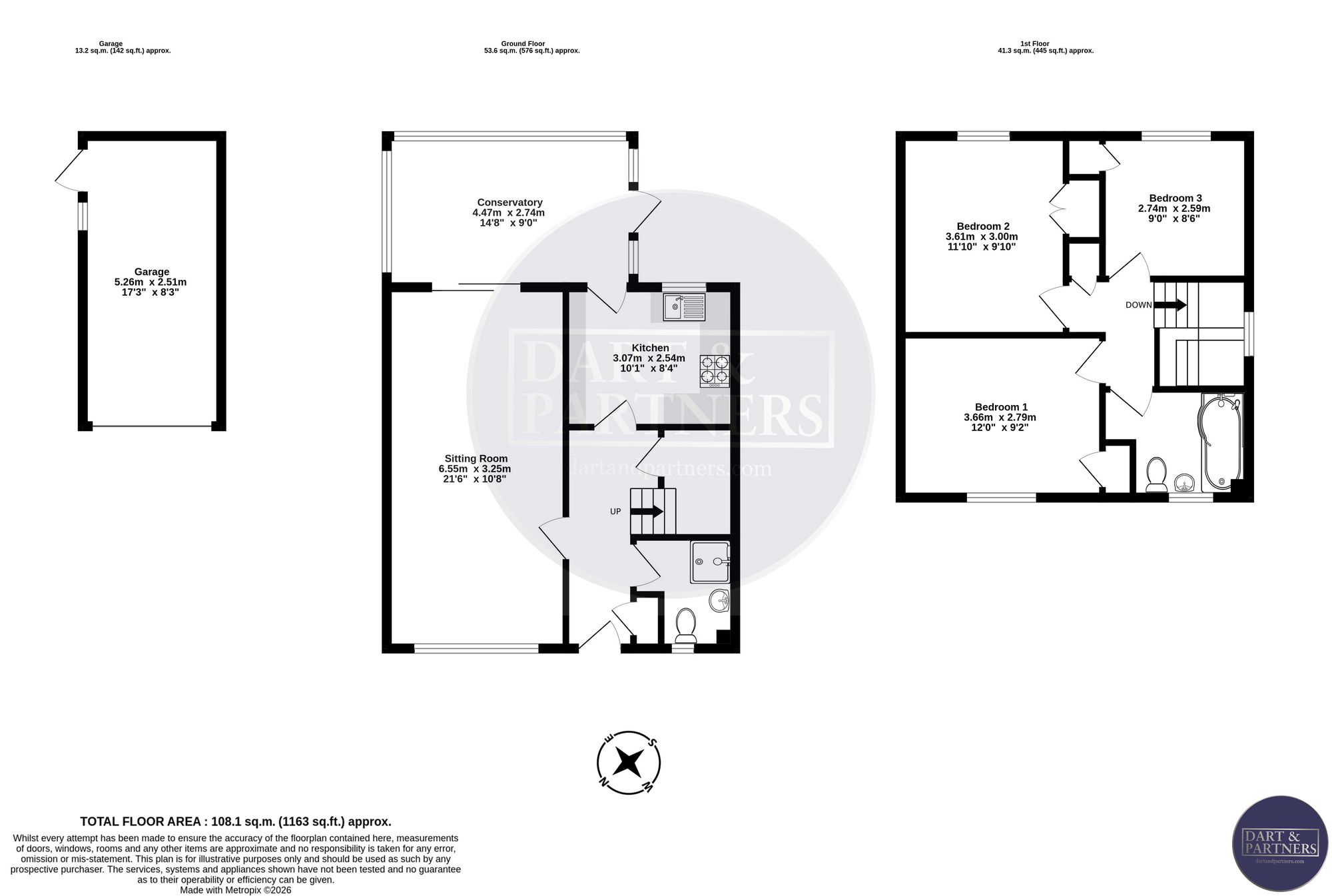 1 Keats Close, Teignmouth floorplan