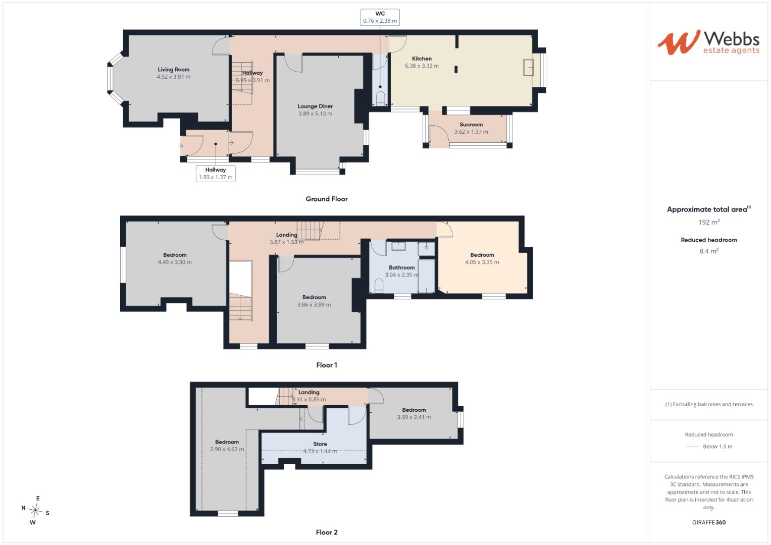 84, Lichfield Road, Walsall floorplan