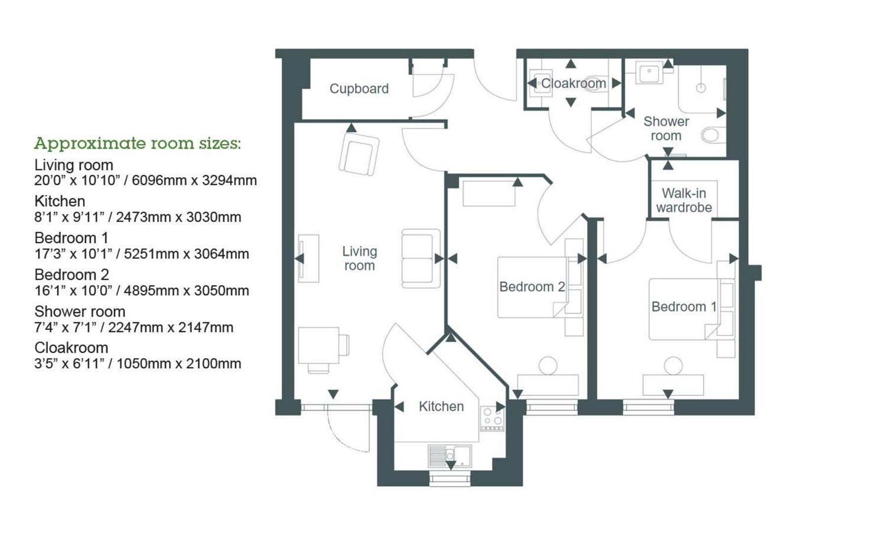 75467654, Reading Road, Albert Court, Henley-On-Thames floorplan