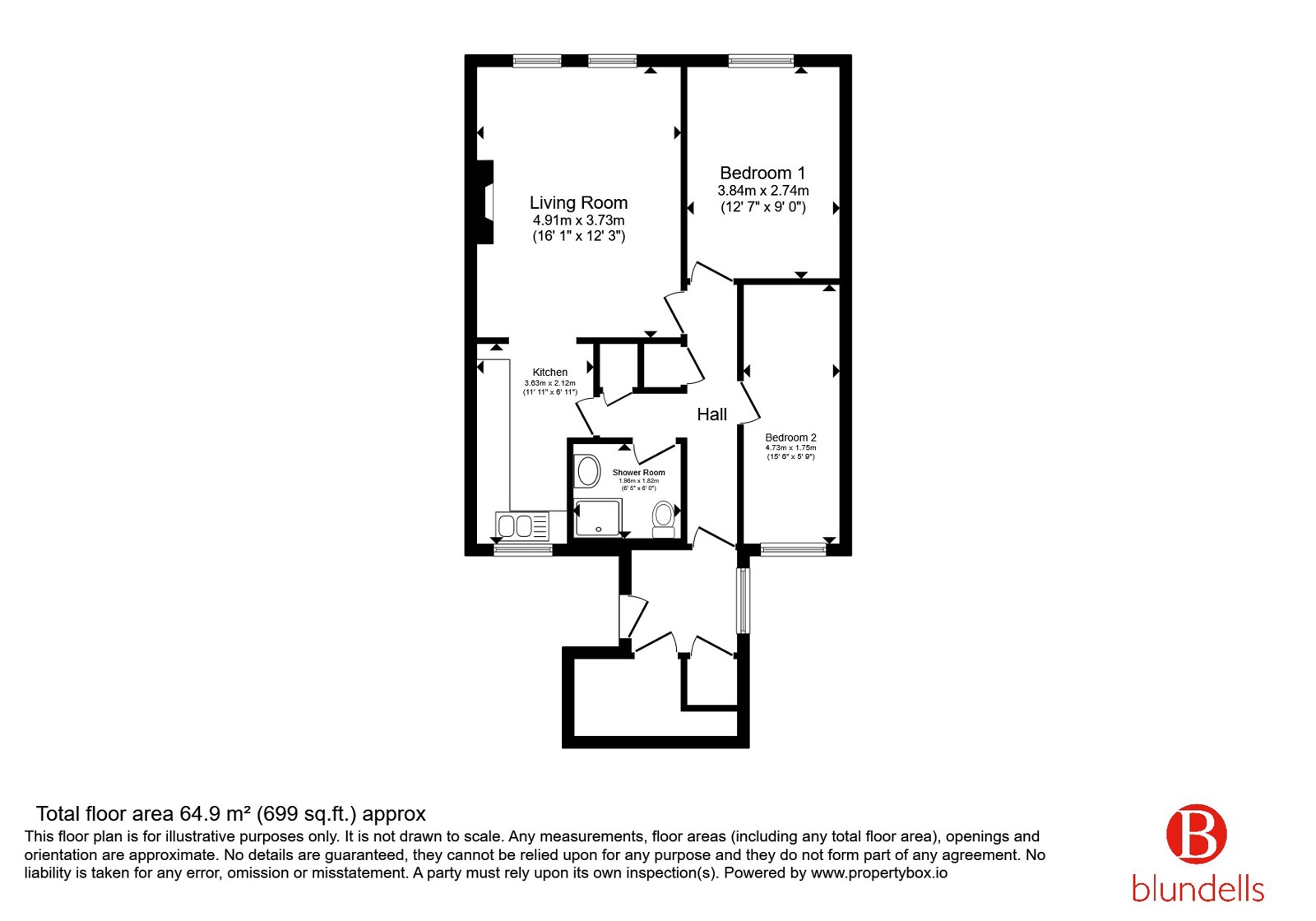 14, Erskine View, Sheffield floorplan
