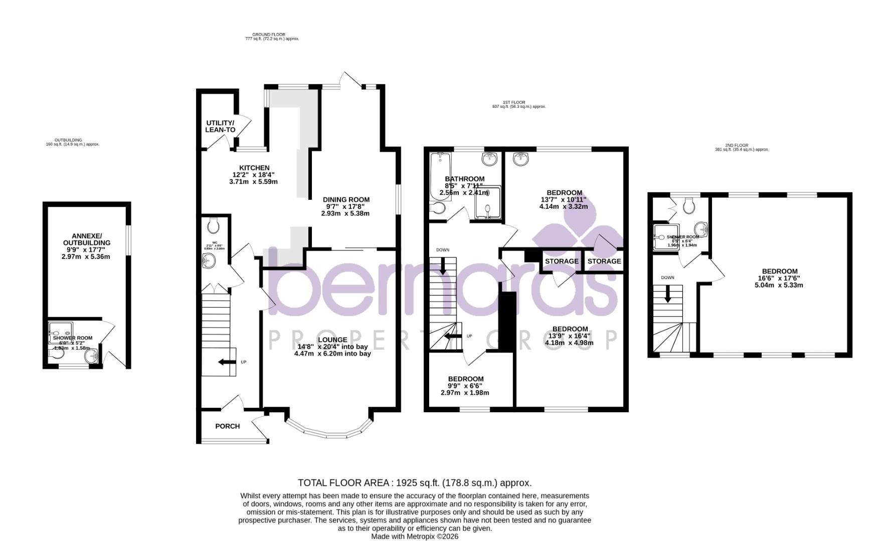 16, Craneswater Park, Southsea floorplan