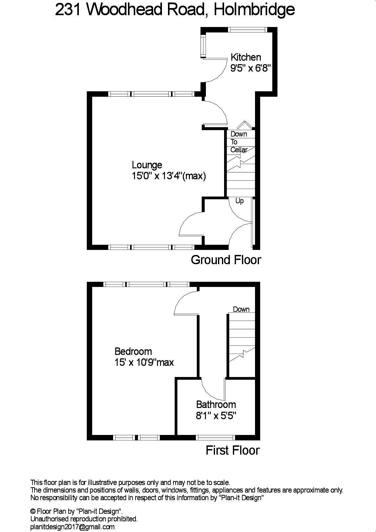 1 Bedrooms Semi-detached house for sale in Woodhead Road, Holmbridge, Holmfirth HD9