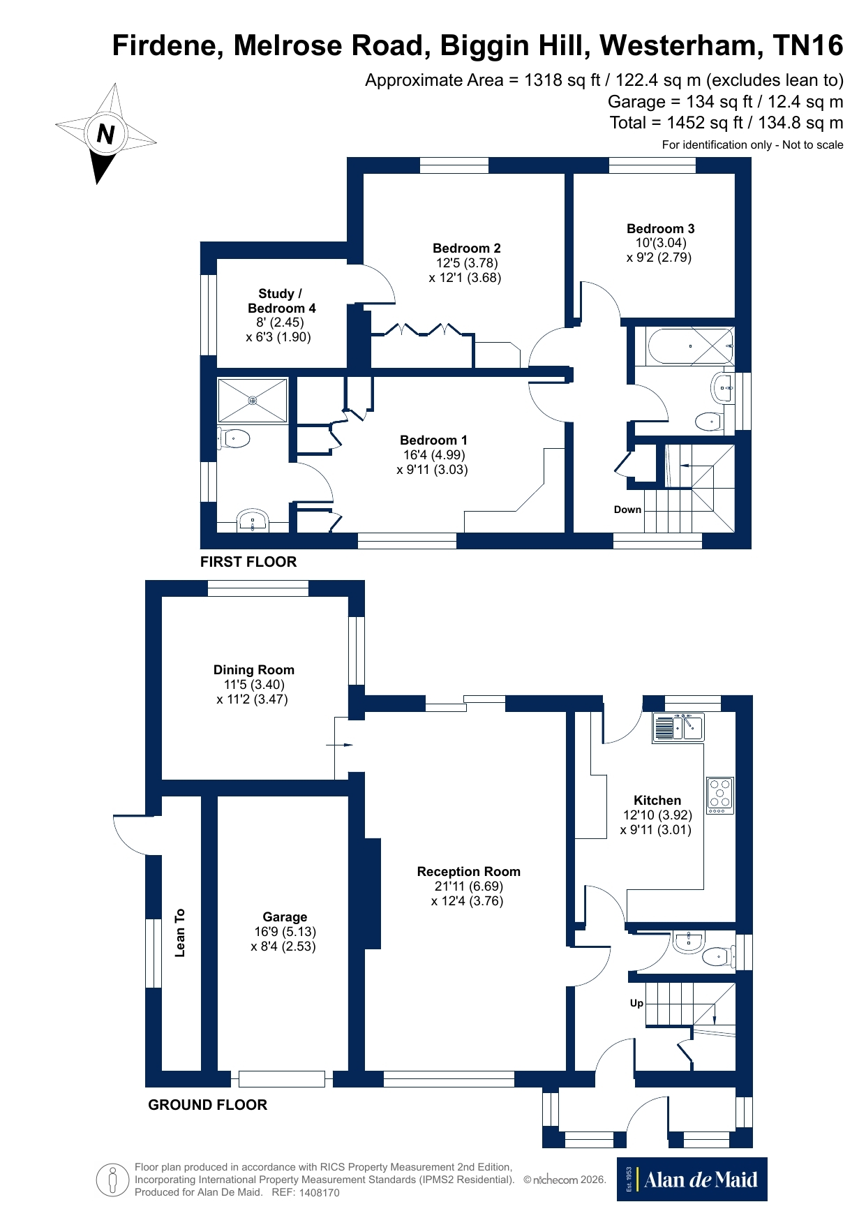 Firdene,, Melrose Road, Westerham floorplan