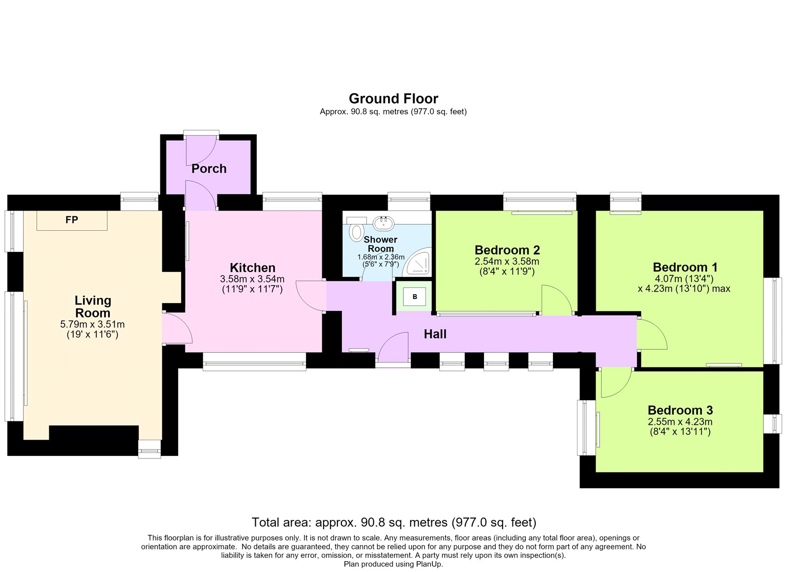 Penygarn,, Pontrhydfendigaid, Ceredigion floorplan