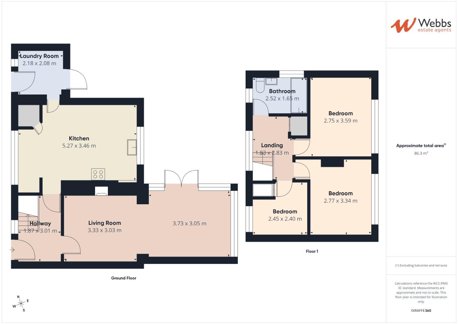 37, Chase Road, Burntwood floorplan
