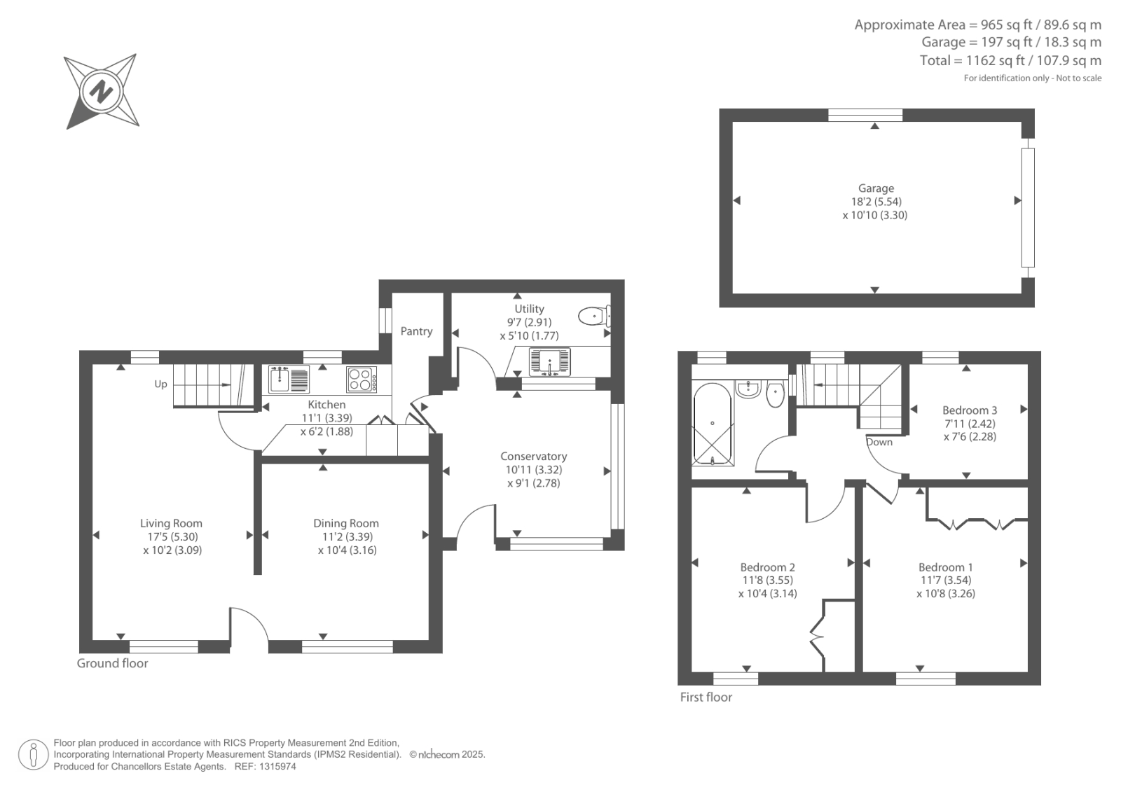 Sunnyside,, Eardisley, Herefordshire, County floorplan