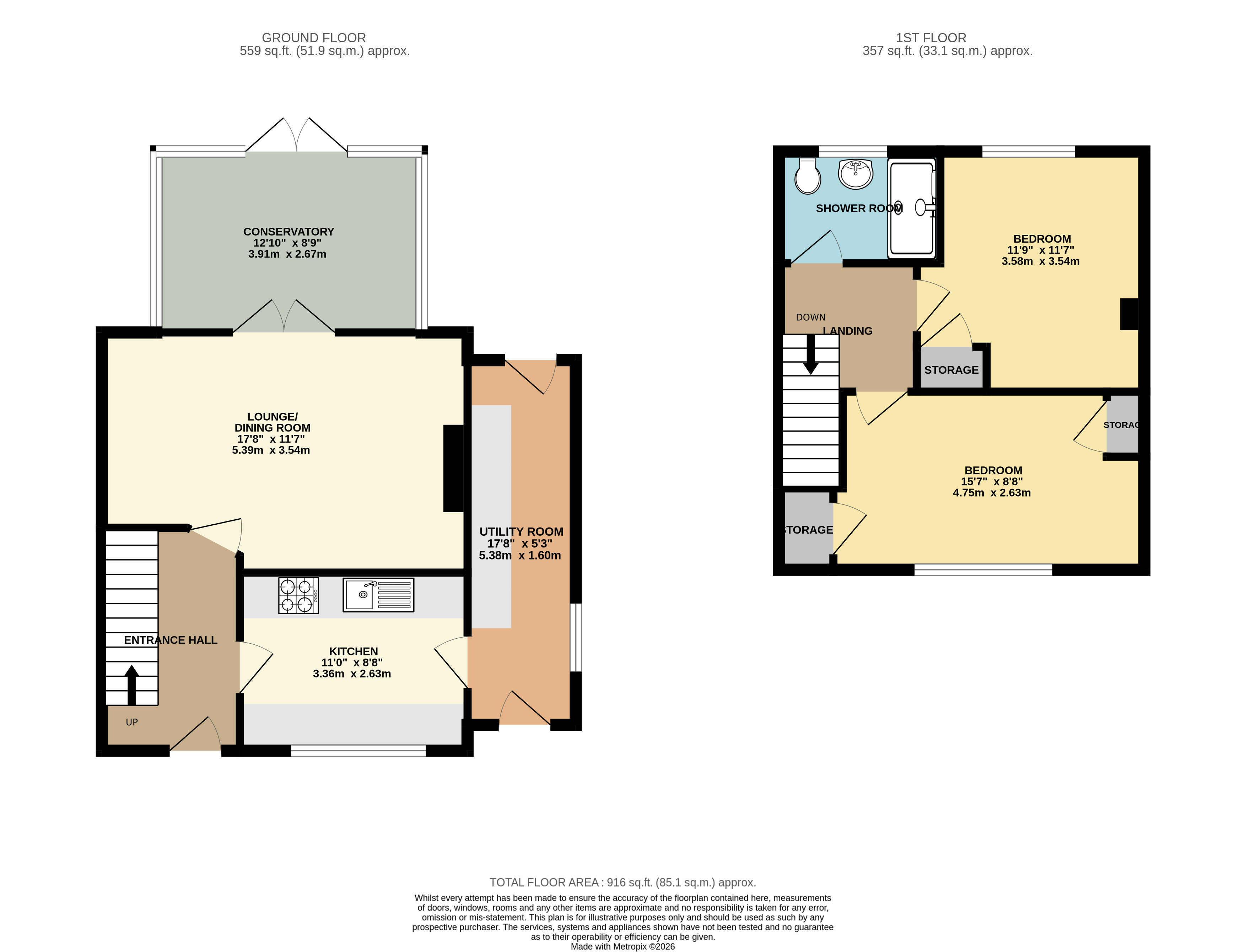 53, Boreham Field, Warminster floorplan