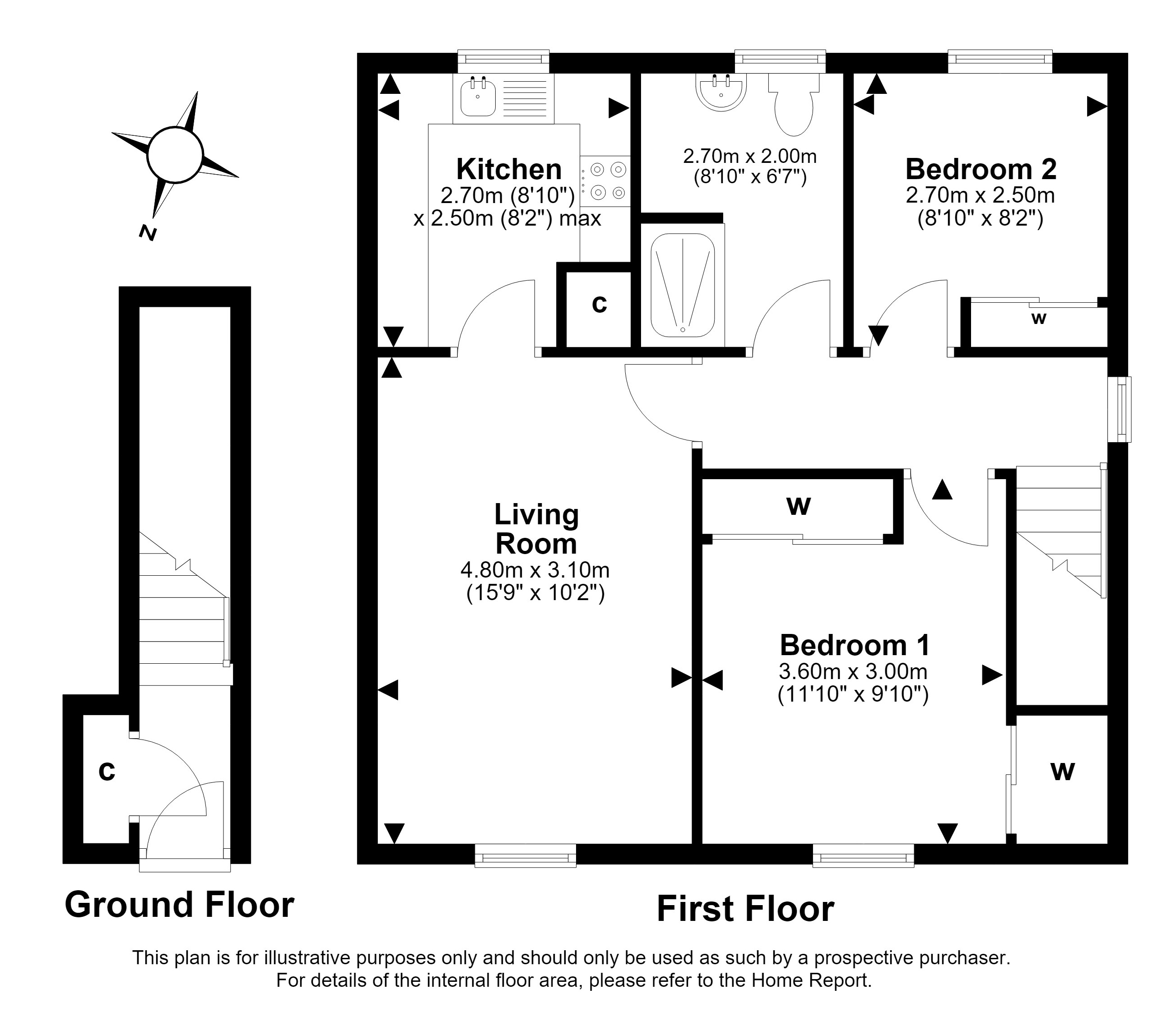 35, Ness Place, Tranent floorplan