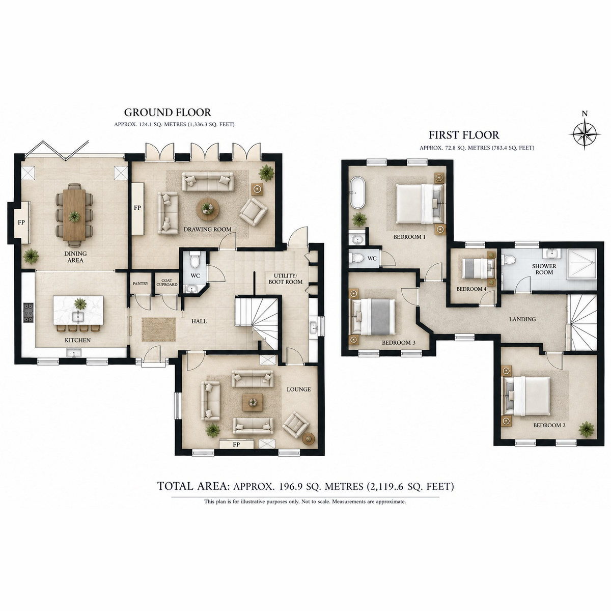 Keys Lane, Southam floorplan
