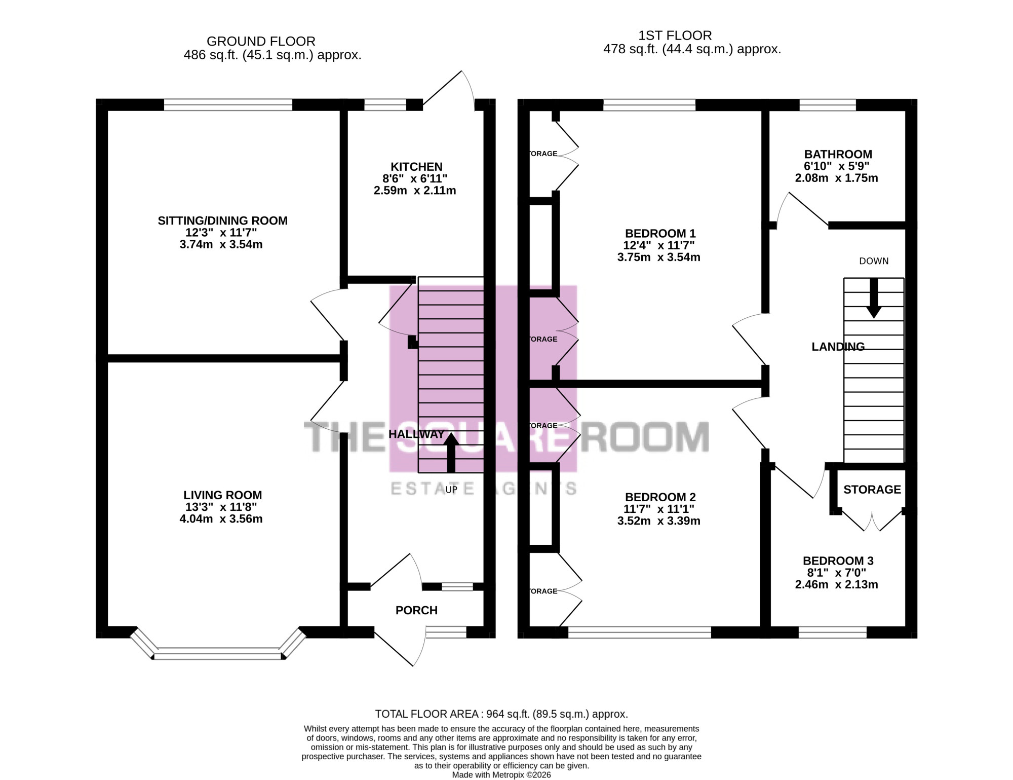 Meyler Avenue, Blackpool floorplan
