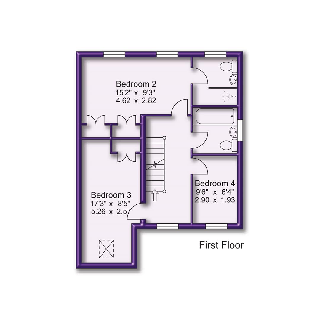 8, Huntspill Road, Altrincham floorplan