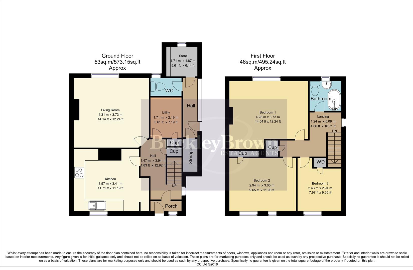 129, Bancroft Lane, Mansfield floorplan