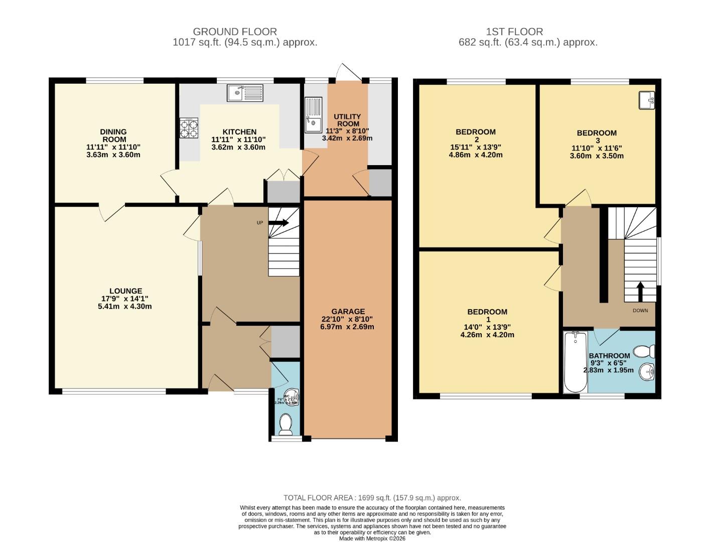 2, Farmcroft, Gravesend floorplan