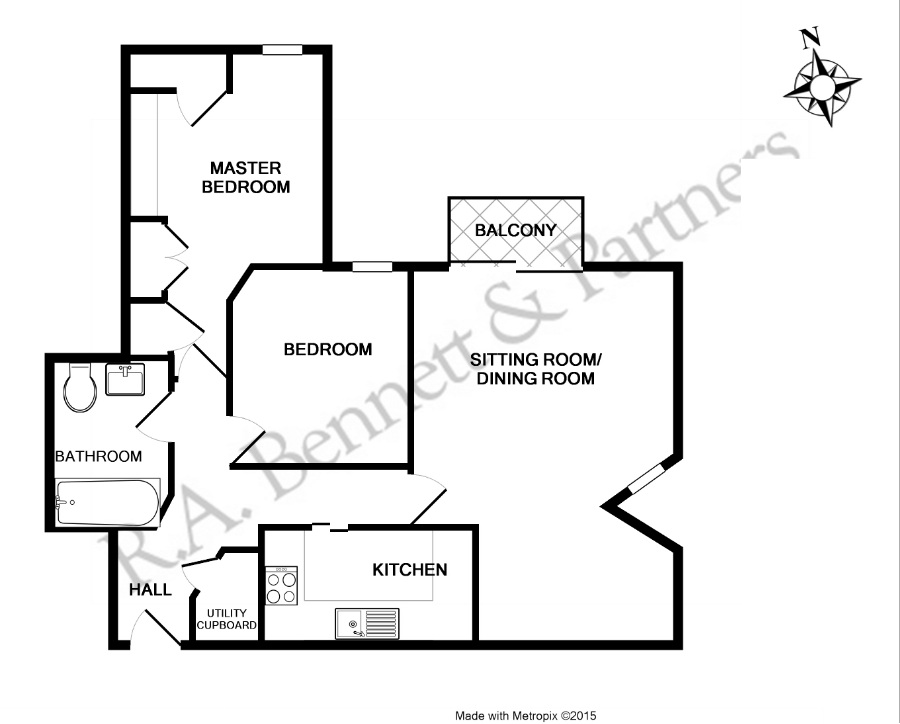 2 Bedrooms Flat to rent in Old Lodge Court, Wellington Square, Cheltenham GL50