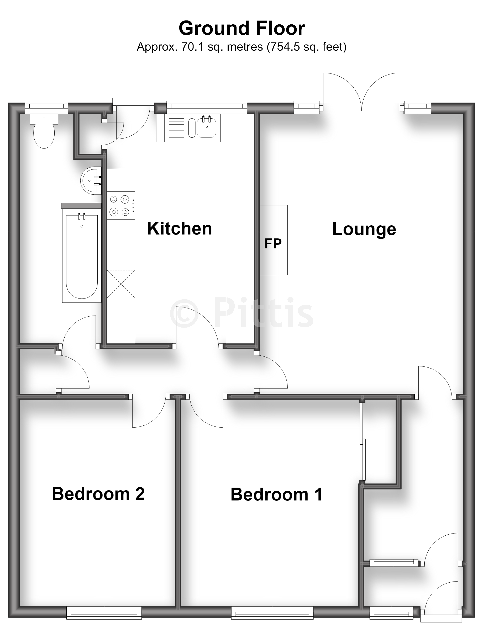 47, Mountbatten Drive, Newport floorplan