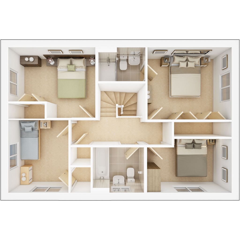 The Trusdale - Plot 82, Regis Park, Sefter Road, Pagham, Bognor Regis floorplan