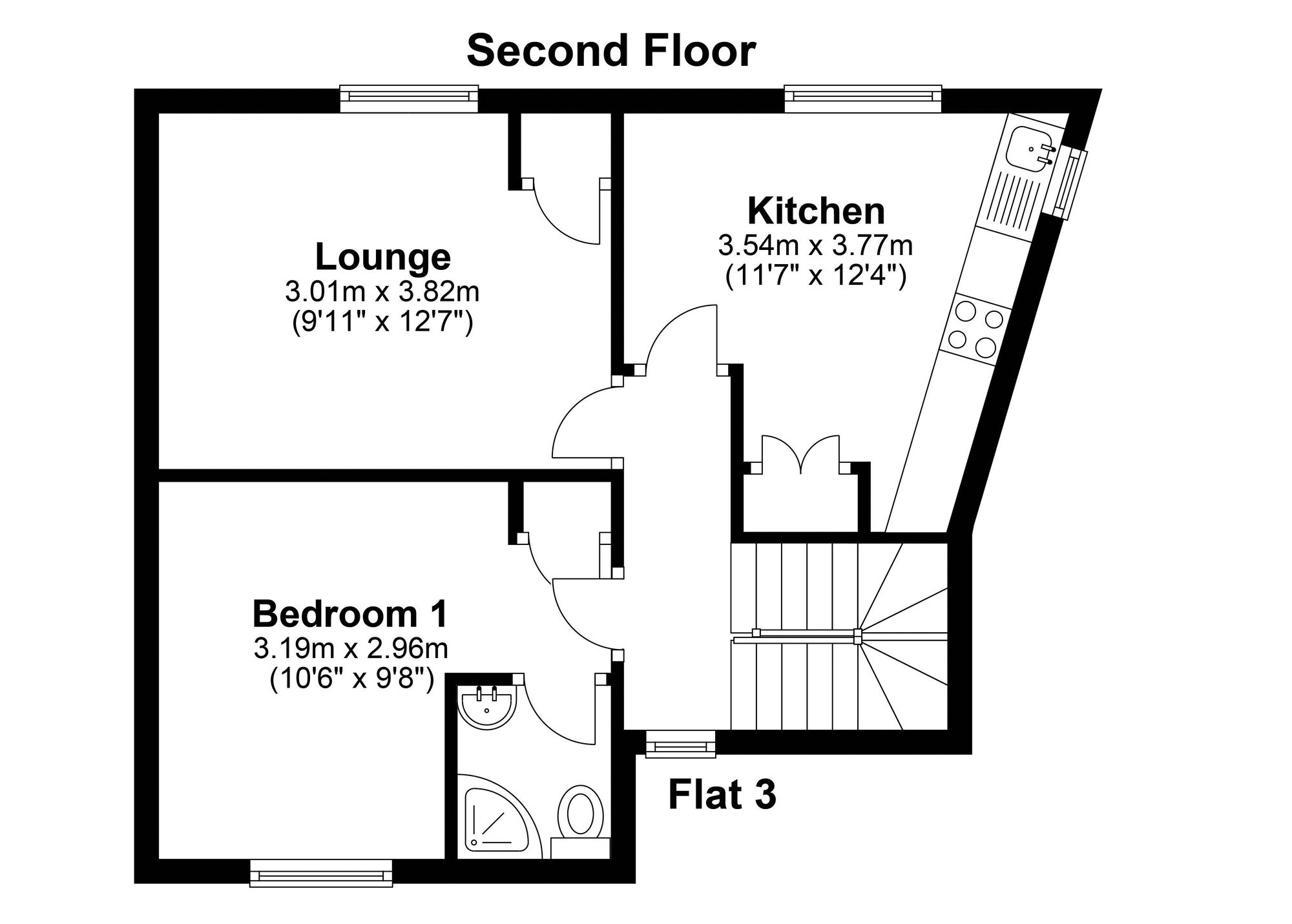 1 Lords Court, Bude floorplan