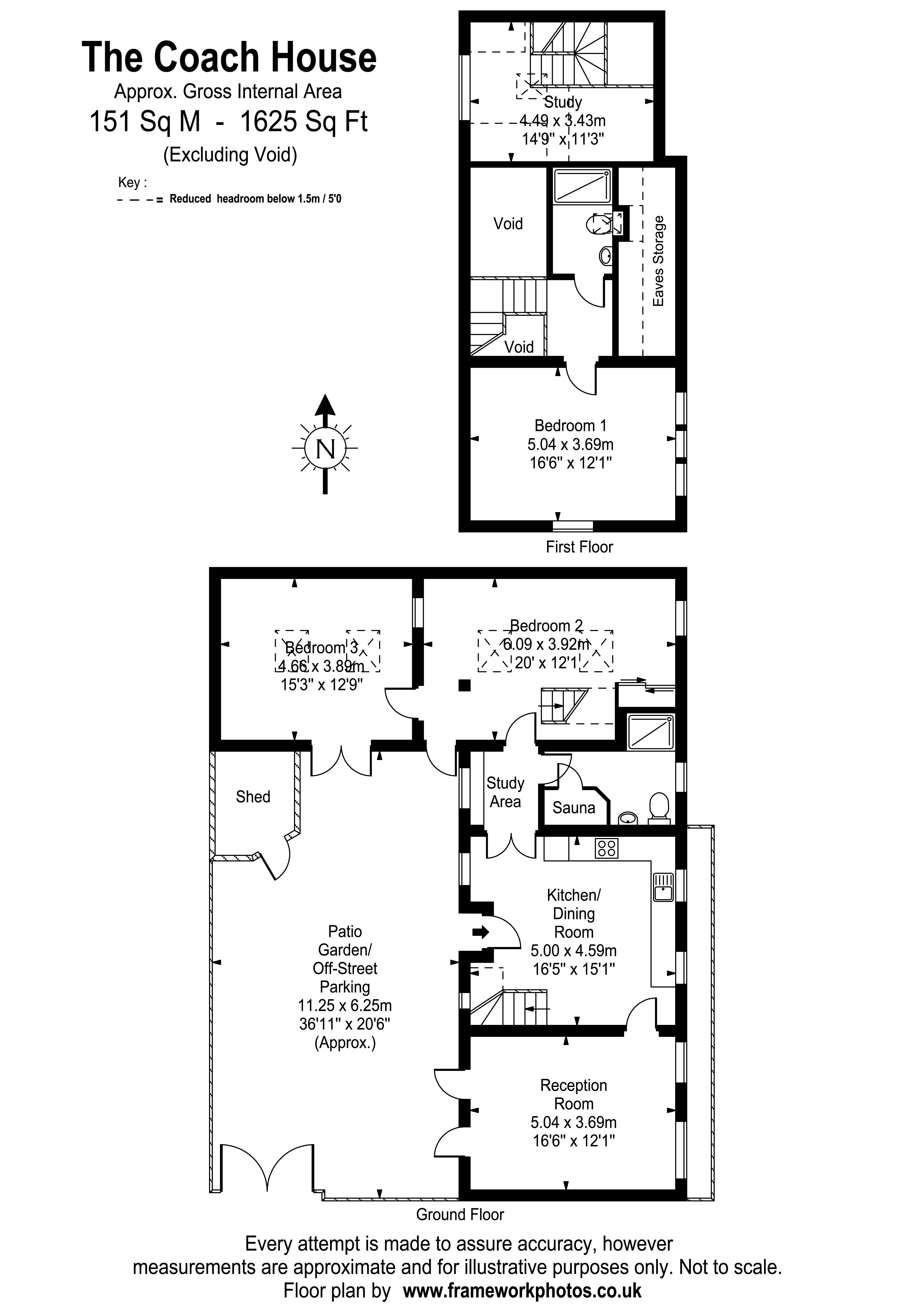 The Coach House, 107, Sherland Road, Twickenham floorplan
