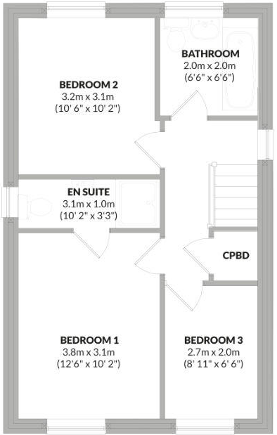 EdwardsHomesPlot131KEMPTON, Kempton, Hollybrook Park, Highmere Drive, Connahs Quay floorplan