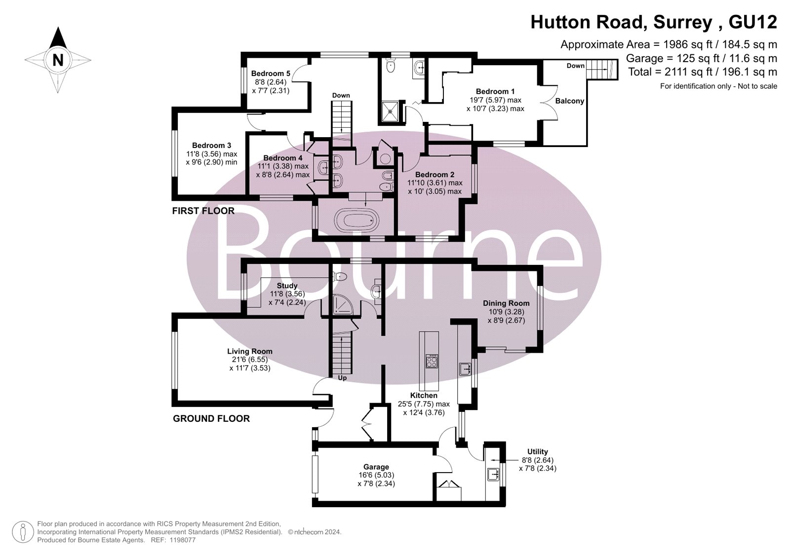 23, Hutton Road, Ash Vale floorplan