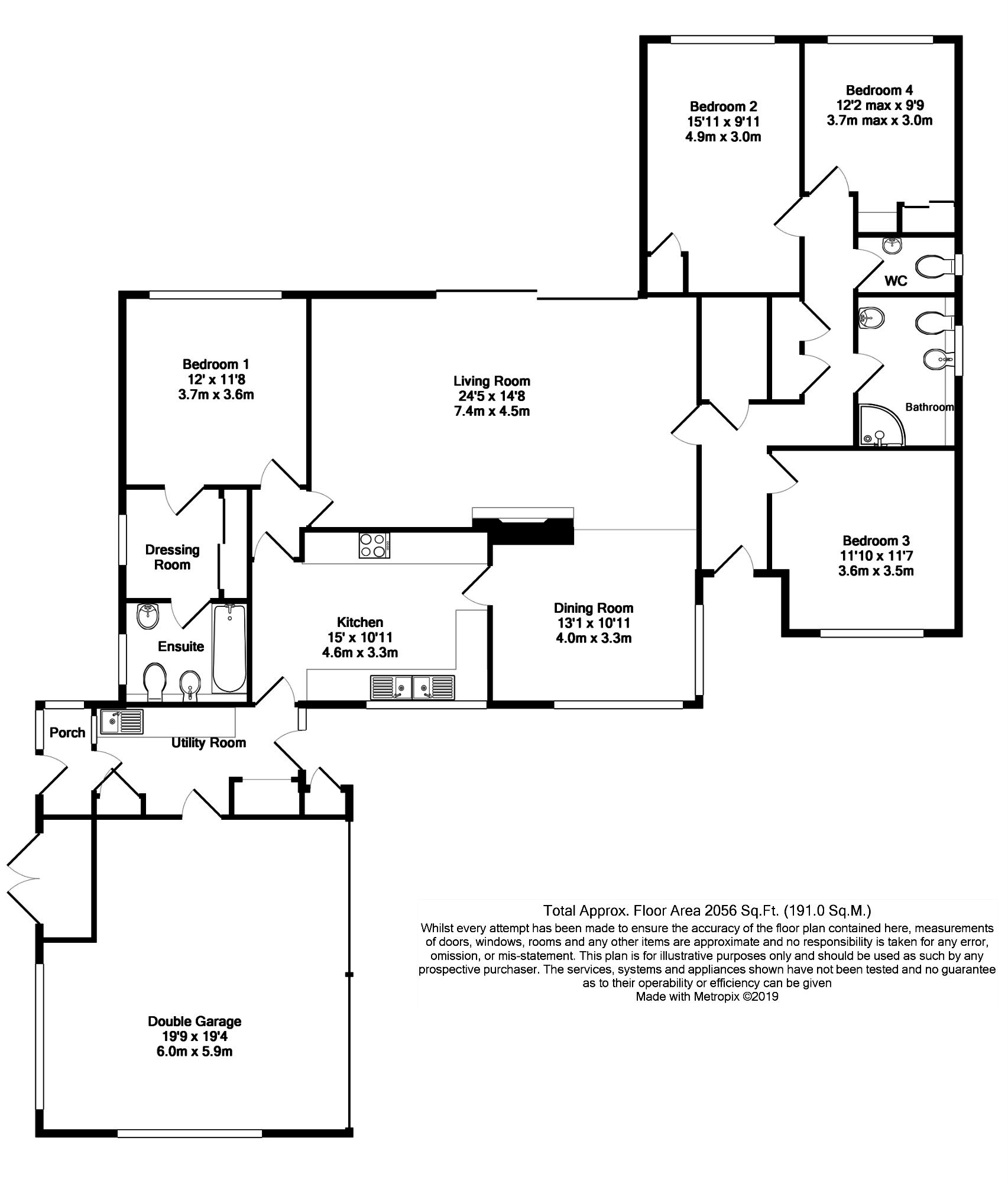 4 Bedrooms Detached bungalow for sale in Monteagle Lane, Yateley GU46