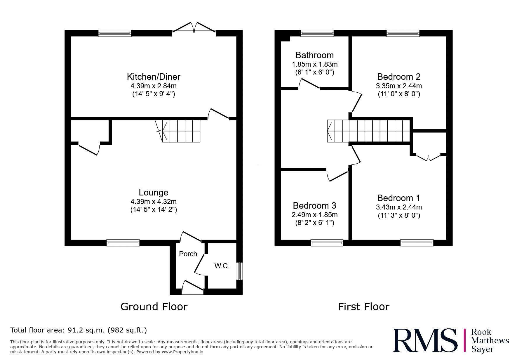 Warren Close, Morpeth floorplan