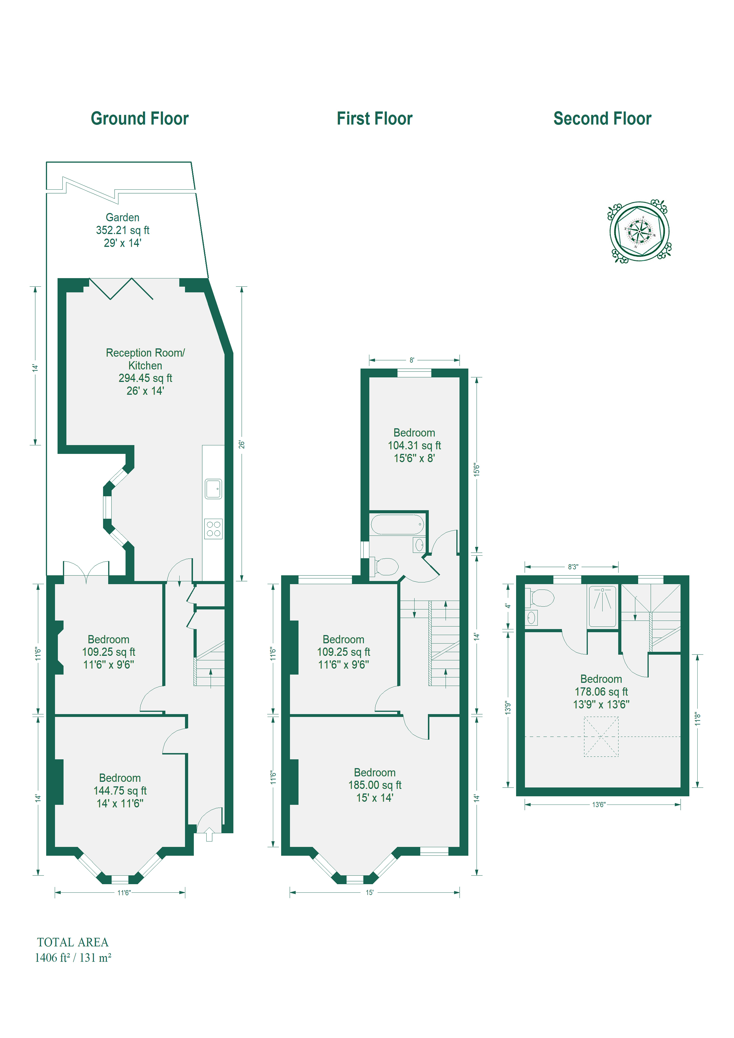 24, White Hart Lane, London floorplan