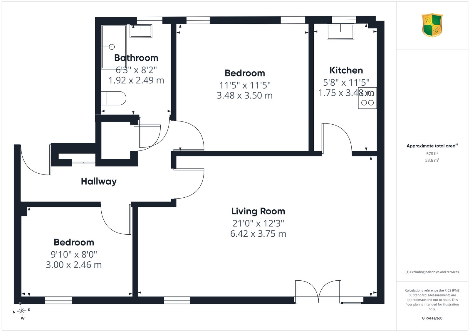 6, Farm Close, Horsham floorplan
