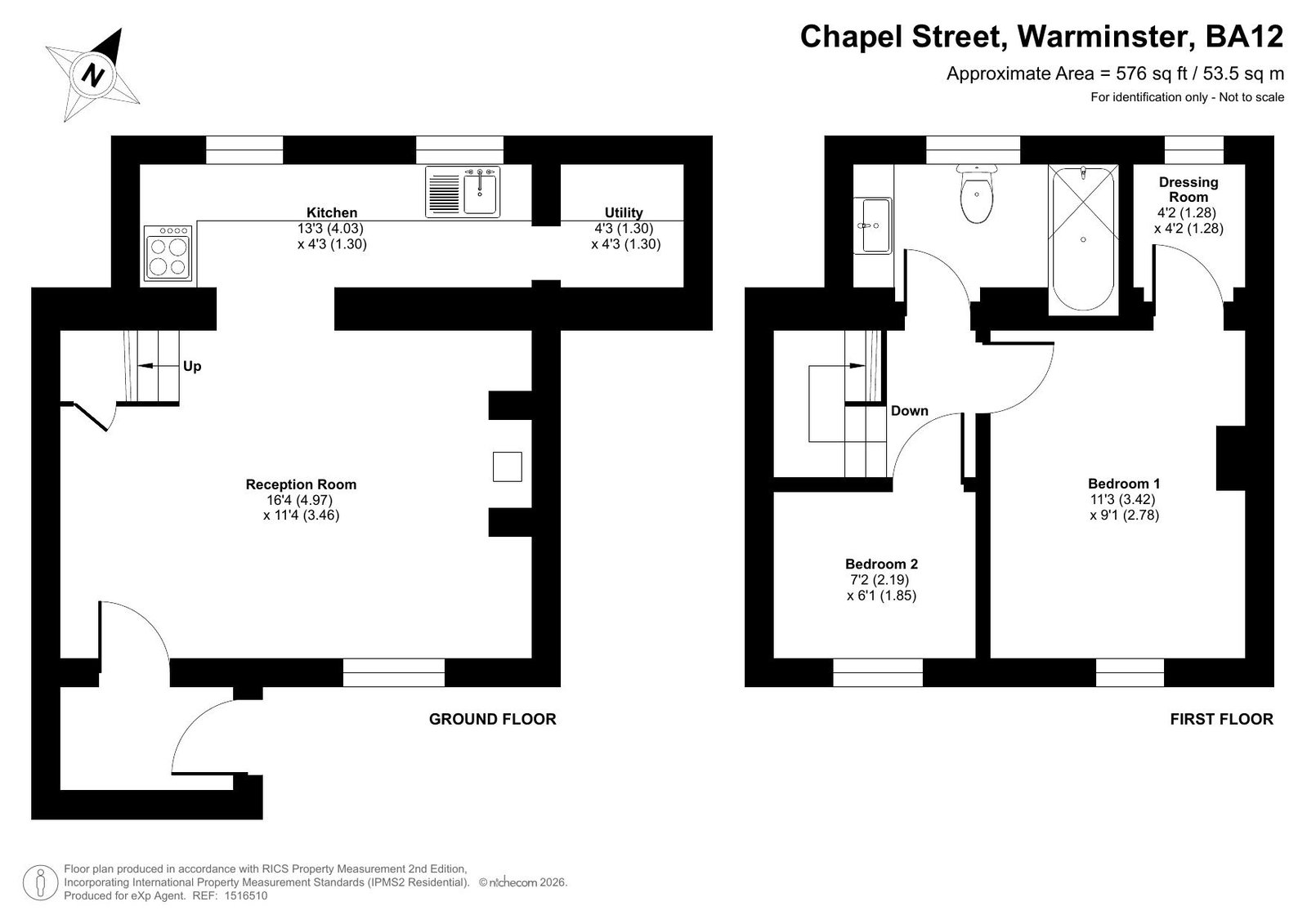 43, Chapel Street, Warminster floorplan