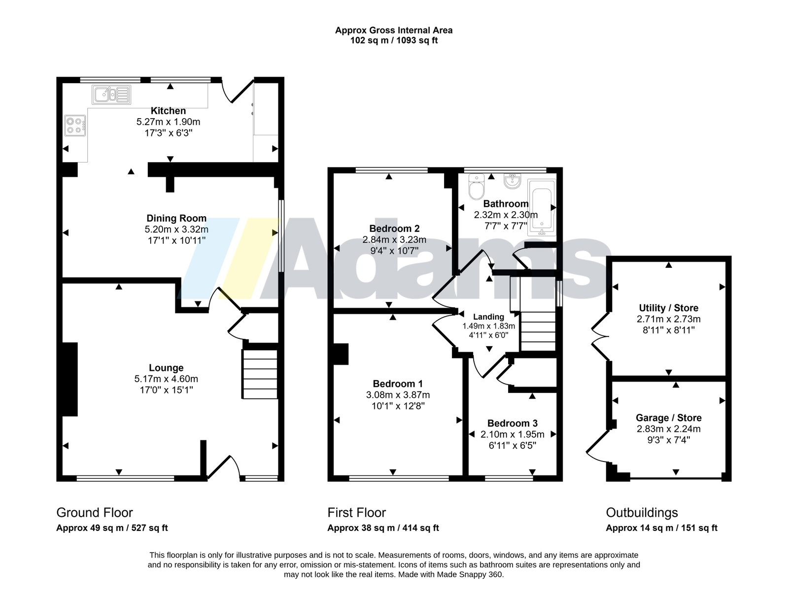 19, Parkland Close, Warrington floorplan