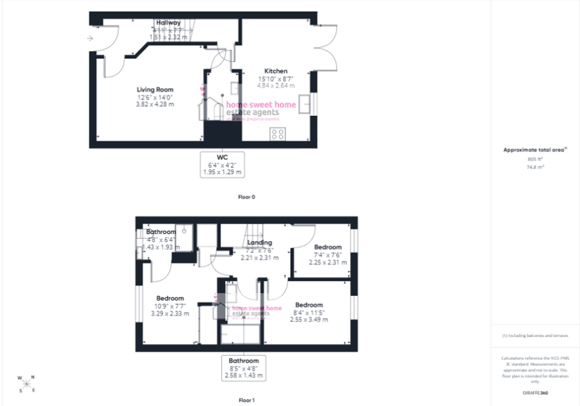 38 Dunain Square, Inverness floorplan
