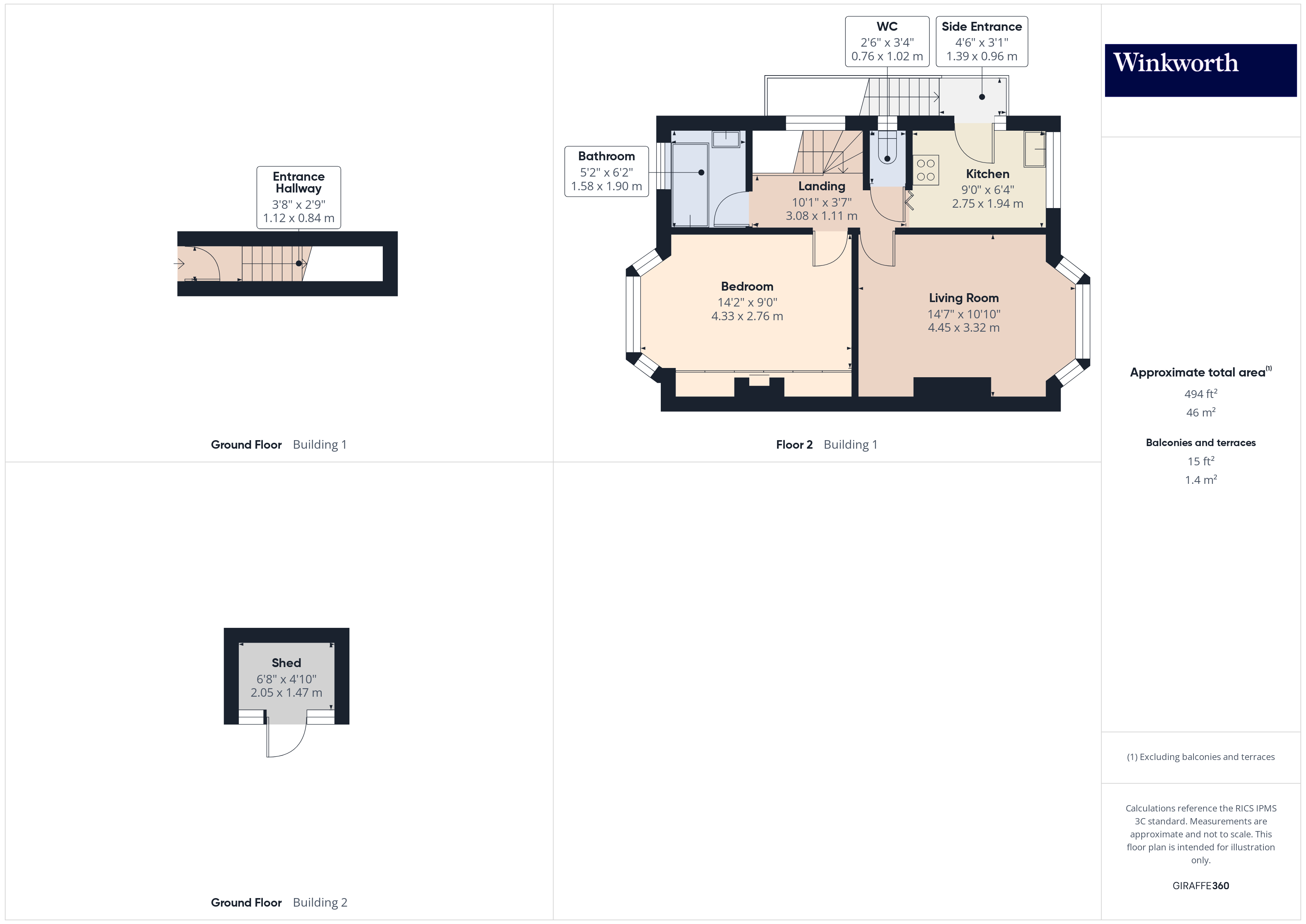 4A,, Woodfield Avenue, London floorplan