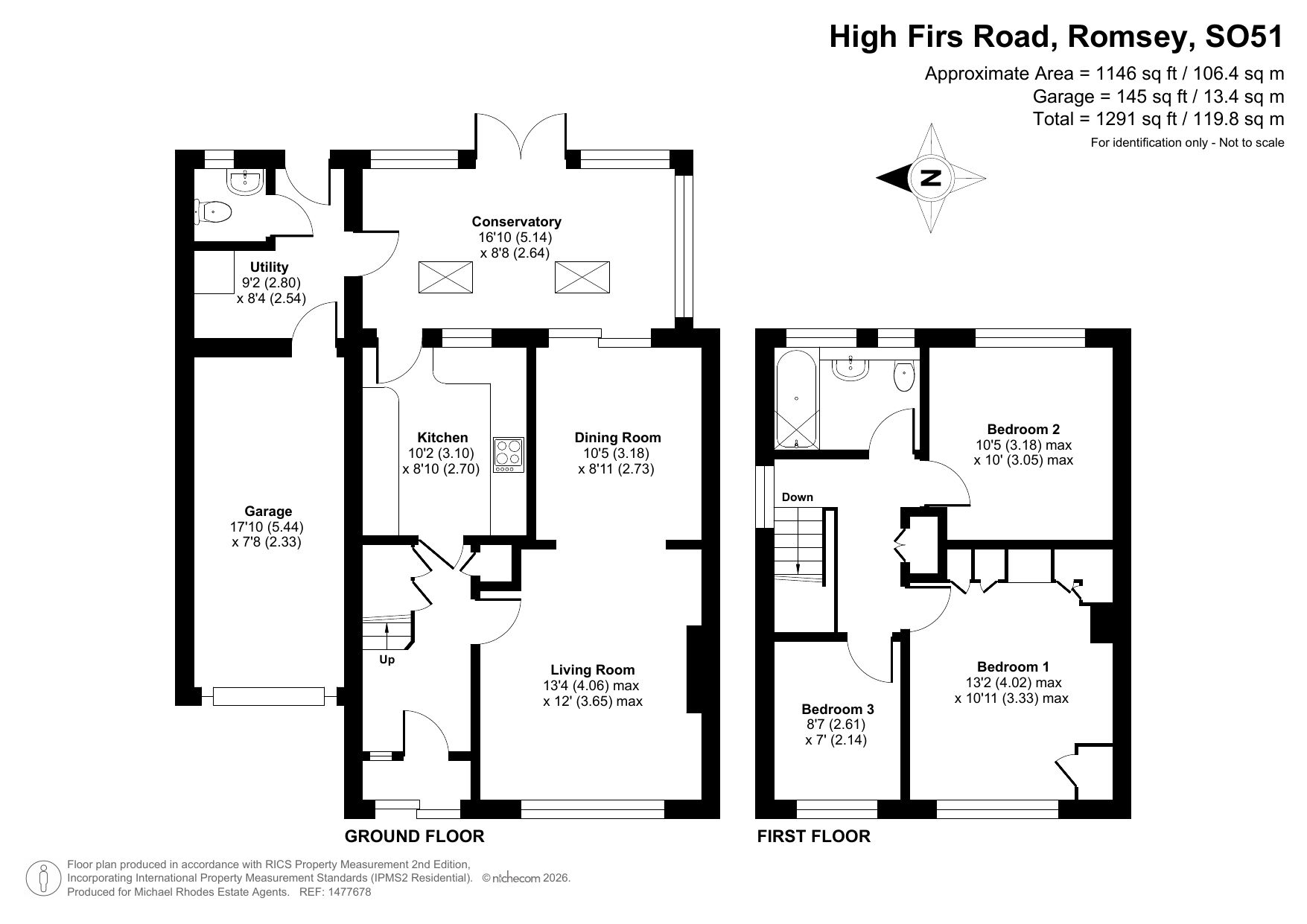 16, High Firs Road, Hampshire floorplan
