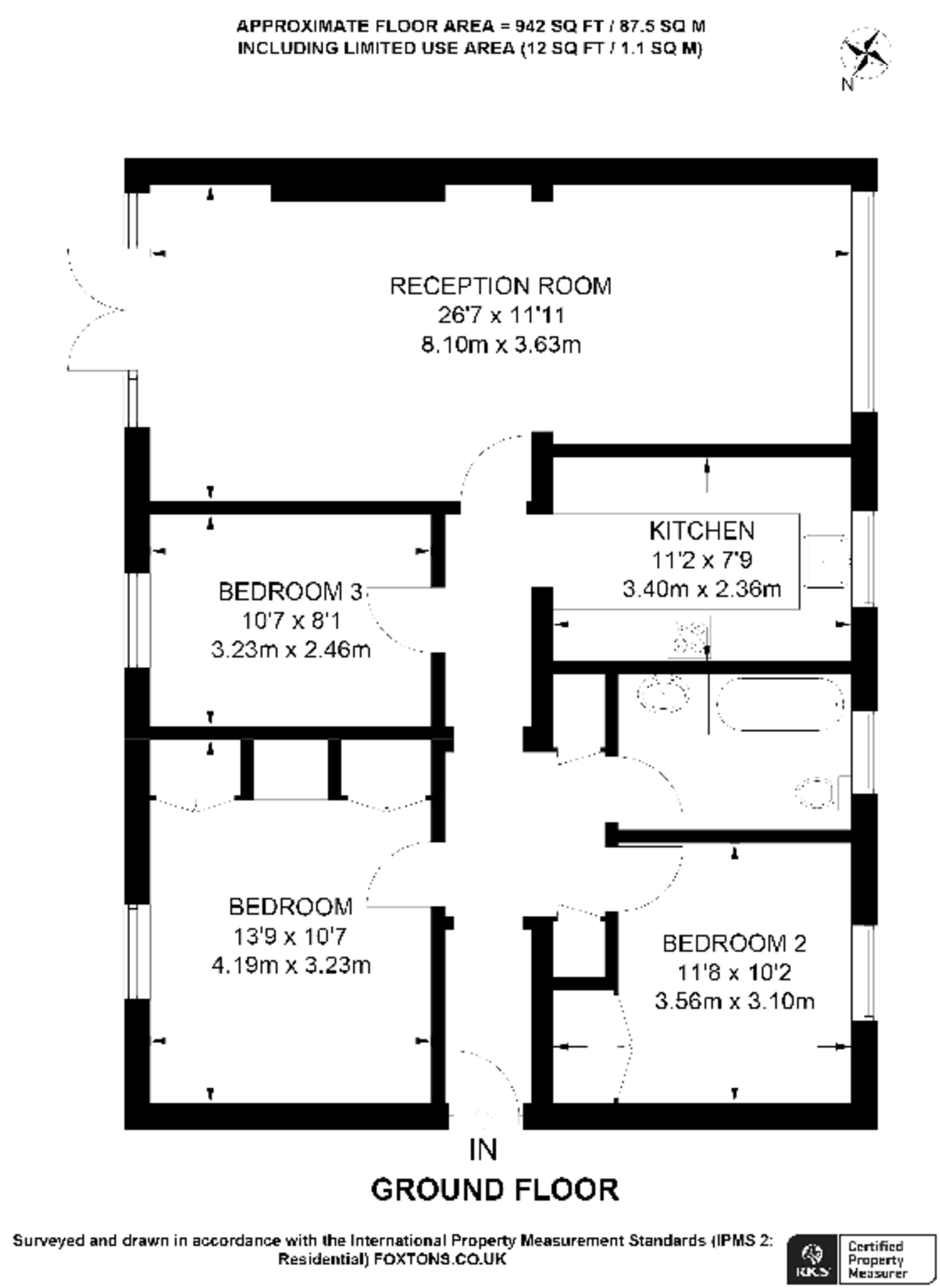 Langford Green, Denmark Hill floorplan