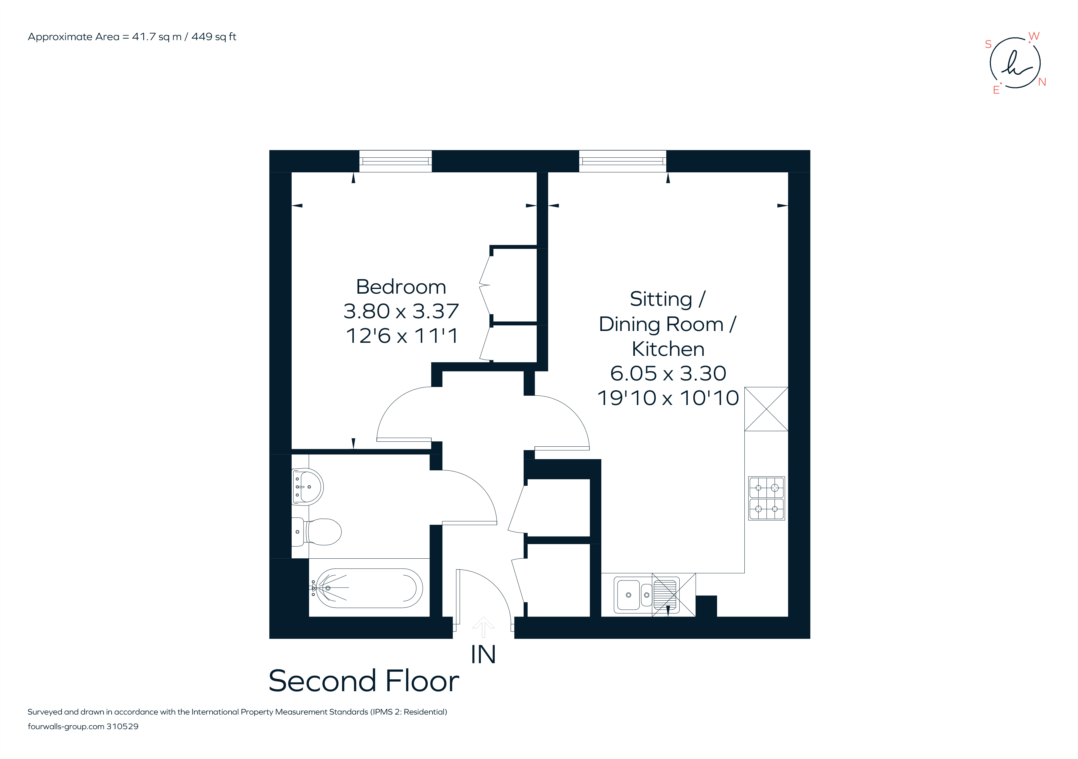 15 North Wing, Bramall Place, Jubilee Drive, Fleet floorplan