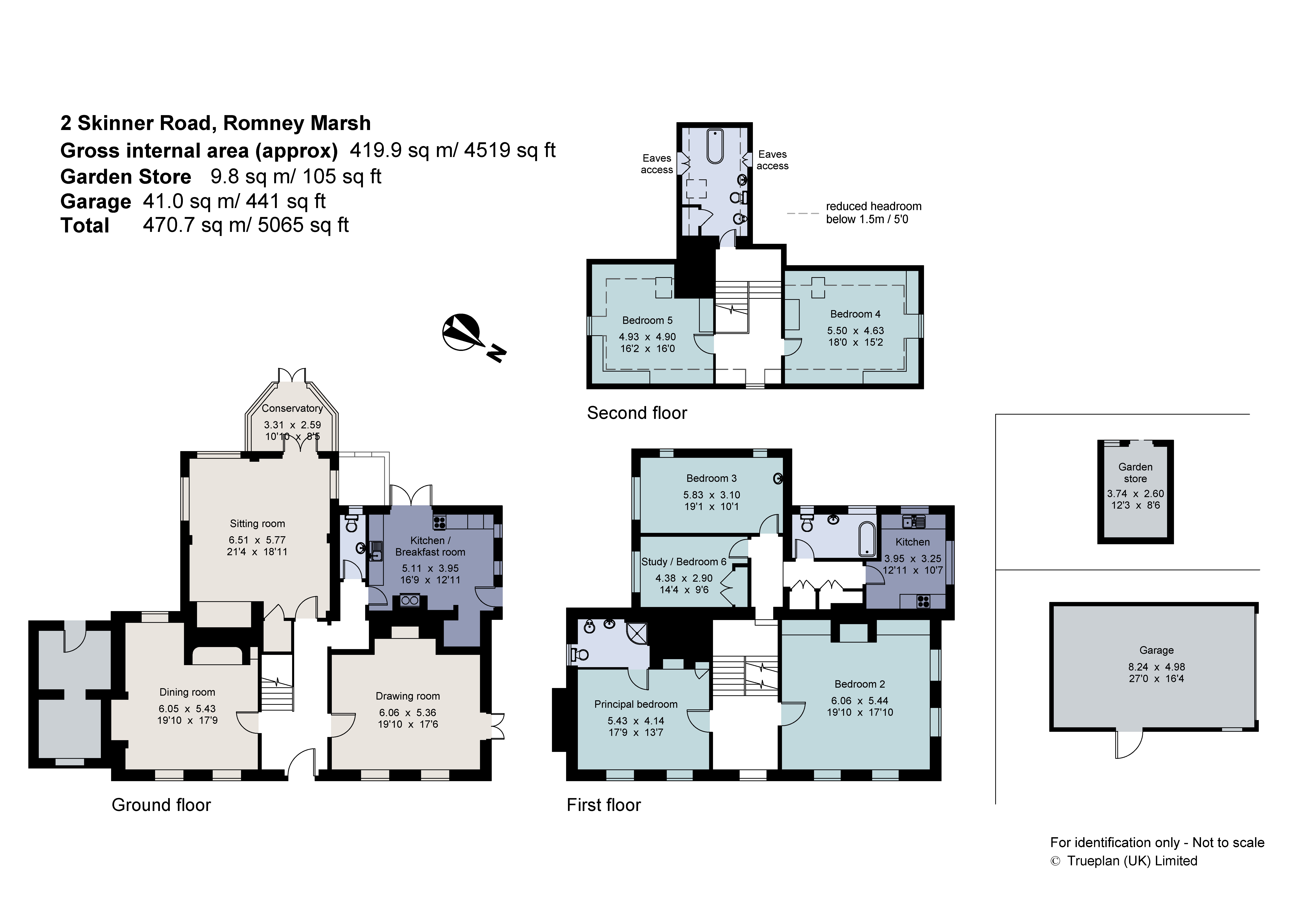 Skinner House, 2, Skinner Road, Romney Marsh floorplan