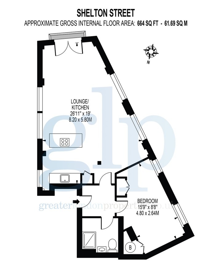Shelton Street, London floorplan