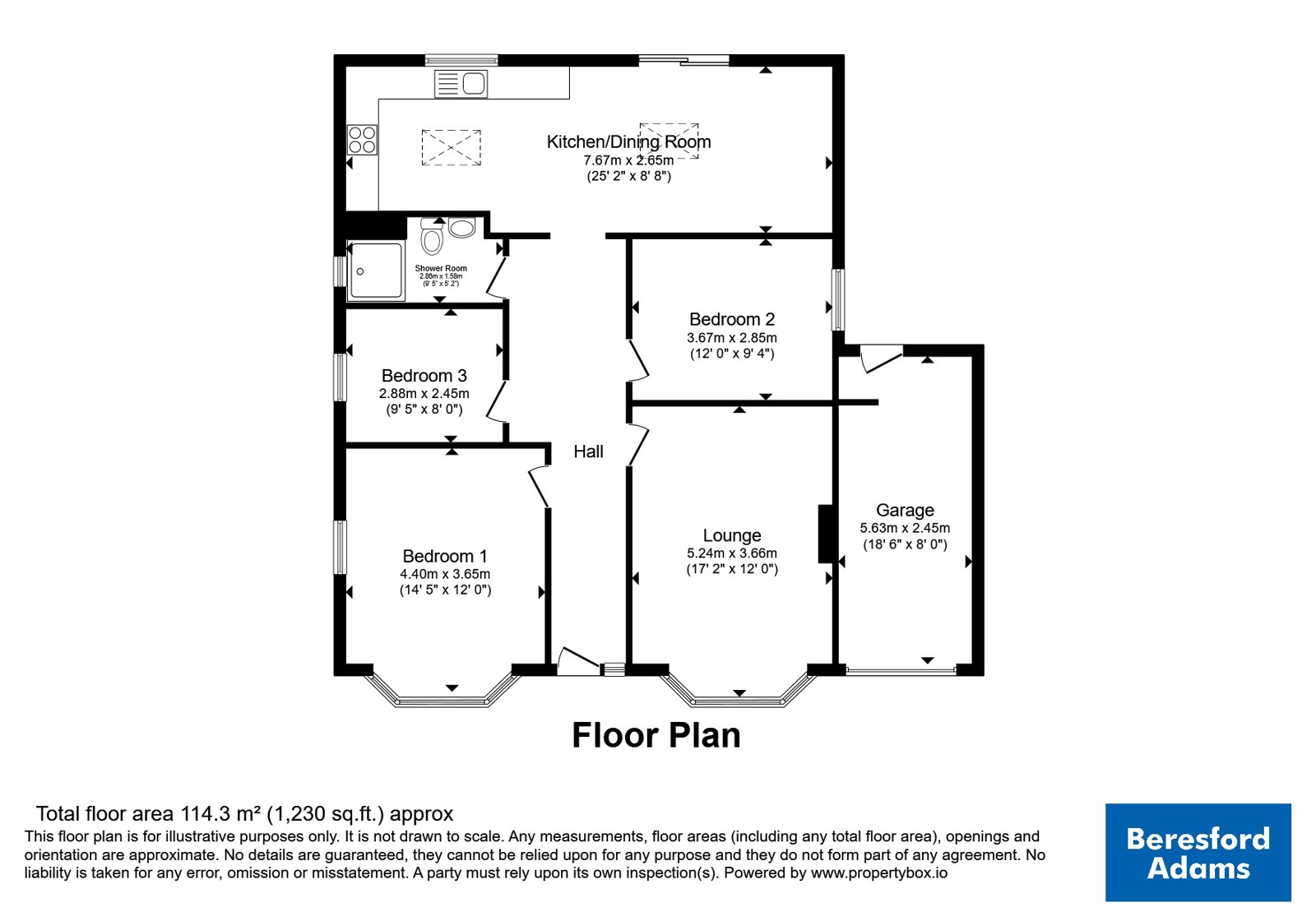 34, Arfryn, Conwy floorplan
