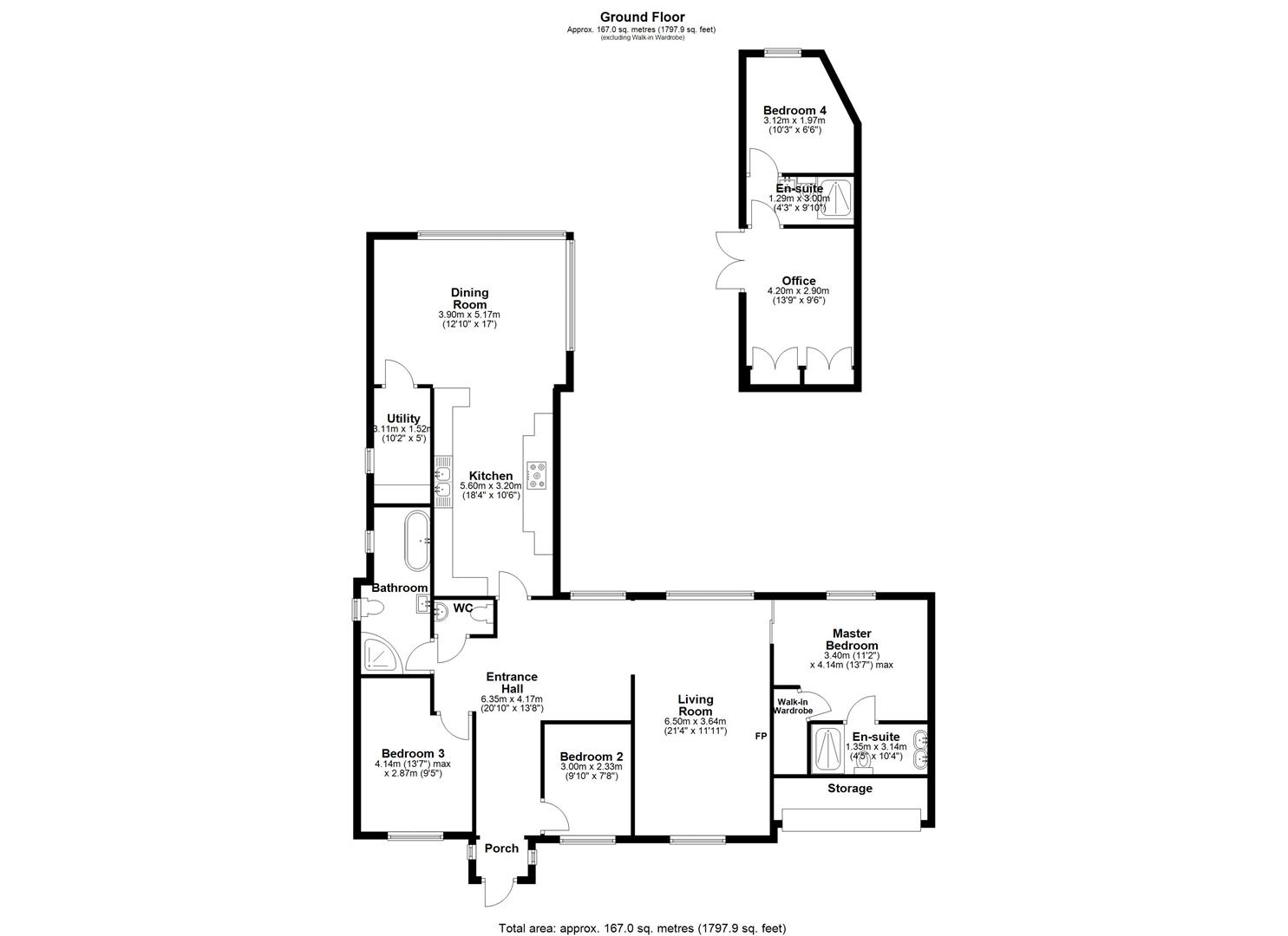 12, Church Road, Byfleet floorplan