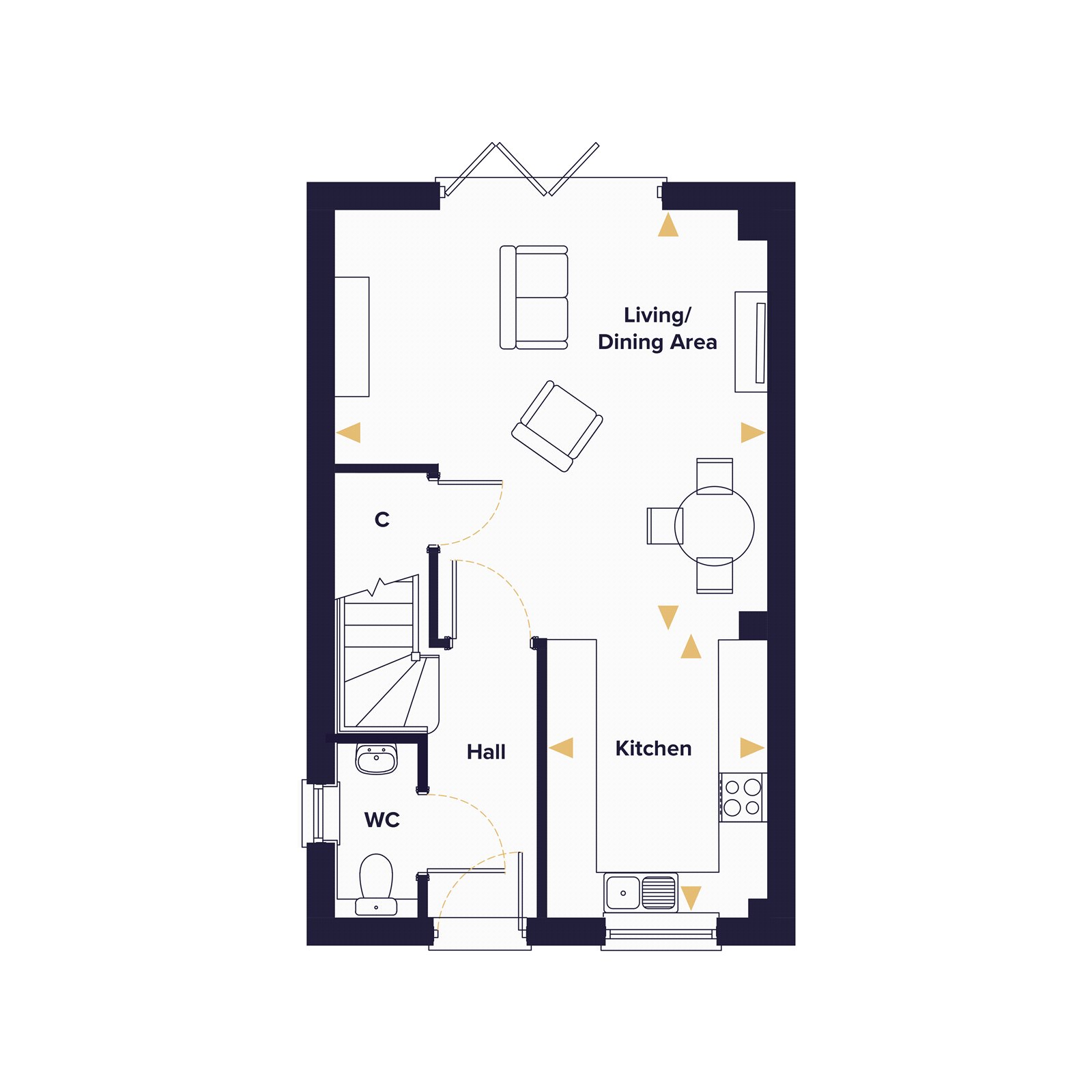 15, Roman Way, Halesworth, IP19 8TP floorplan