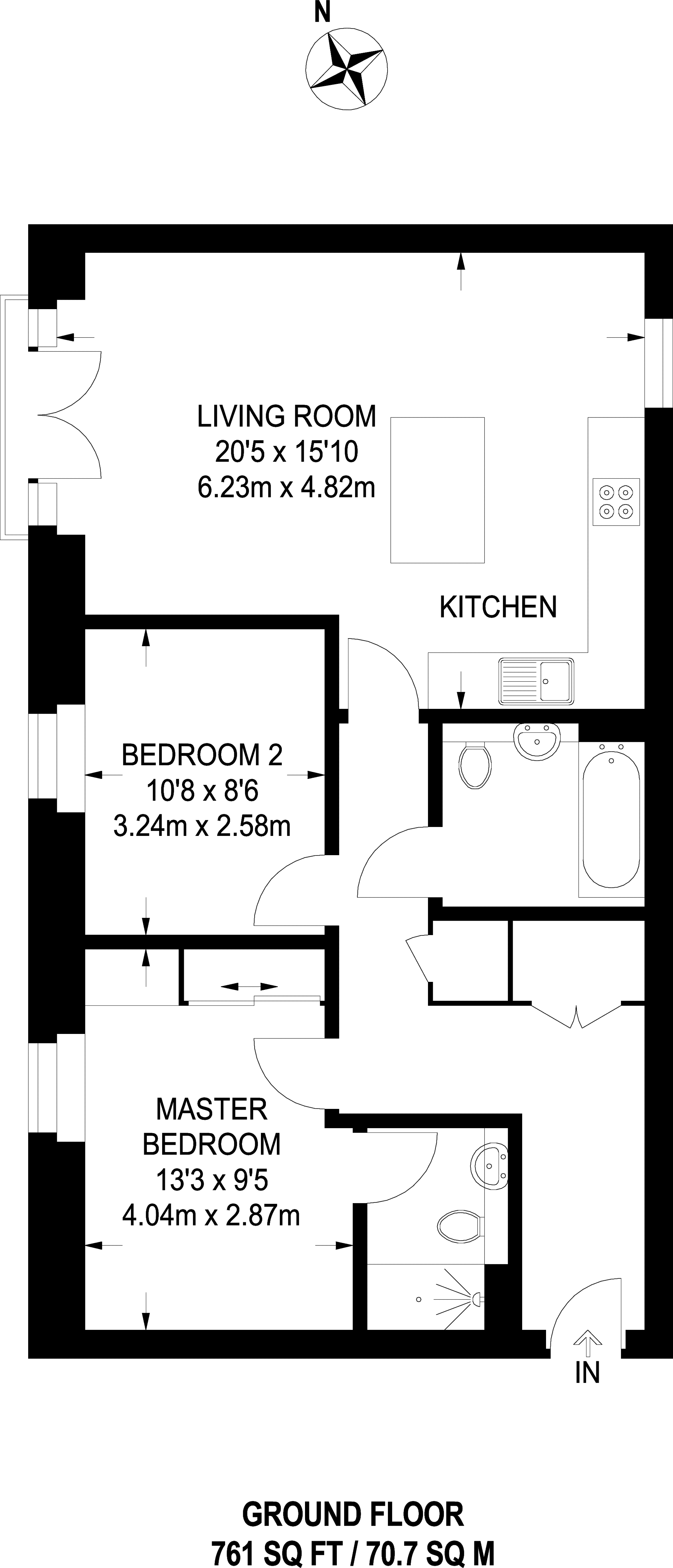 2 Bedrooms  to rent in Havilland Mews, Shepherd's Bush W12