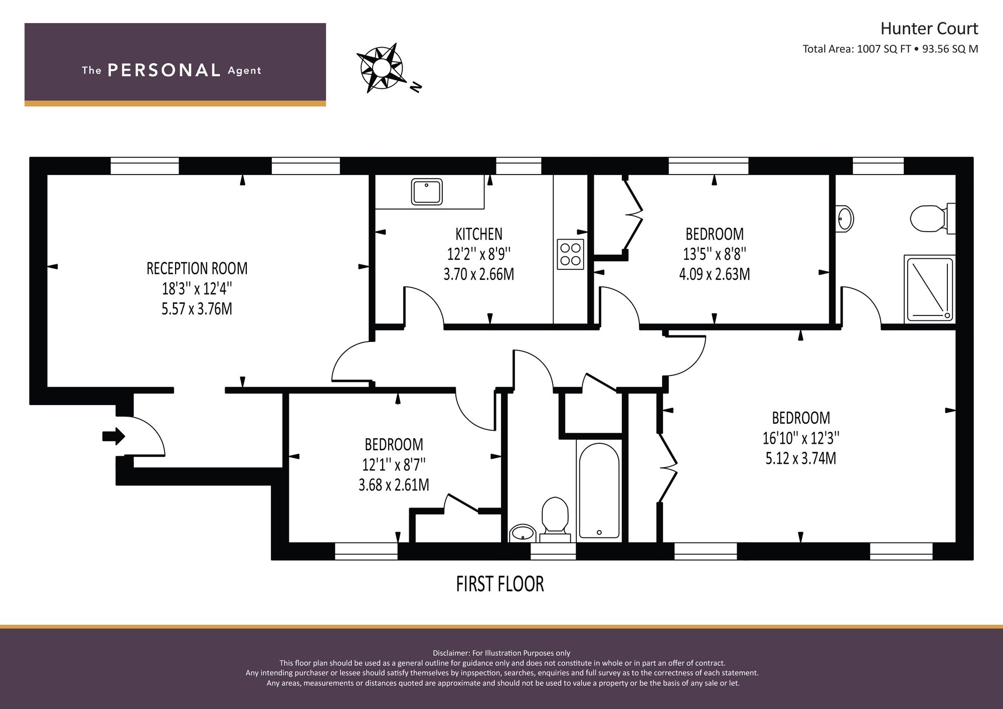 25 Hunter Court Sandy Mead, Epsom floorplan