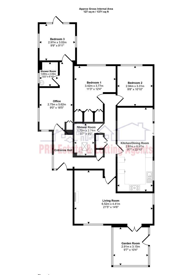Chy-Kembro, Boslandew Hill, Paul floorplan