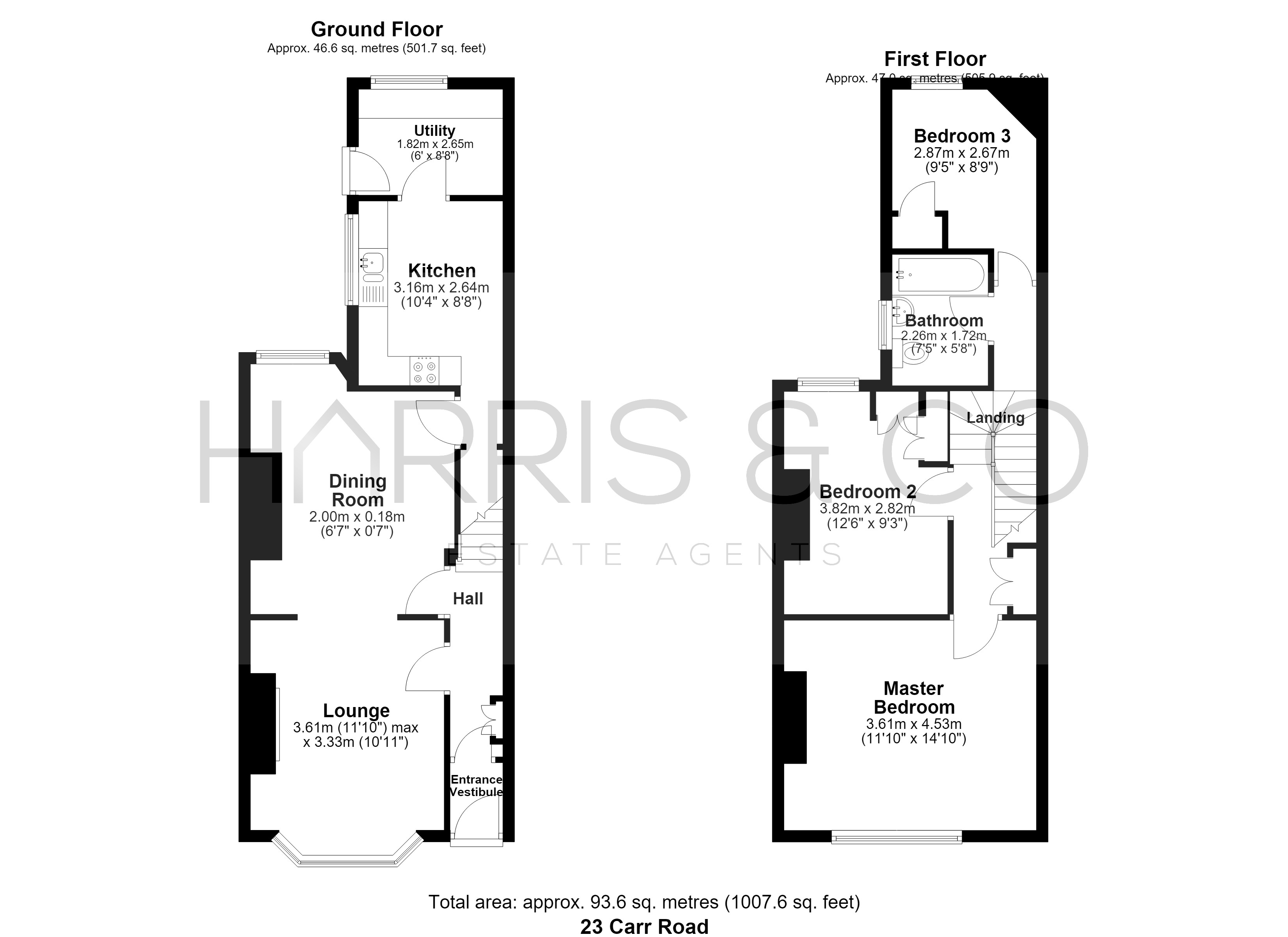 23, Carr Road, Lancashire floorplan