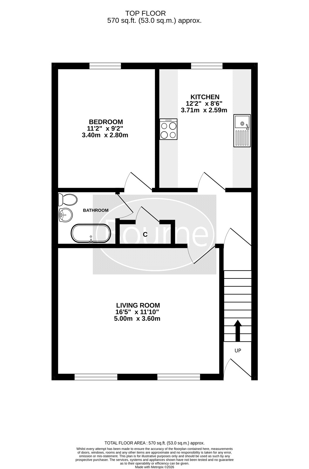 2, Willow Mews, Godalming floorplan