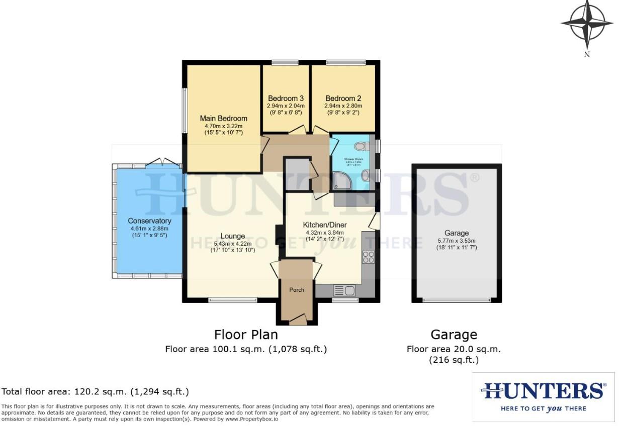 Springfield, Wand Lane, Hensall floorplan