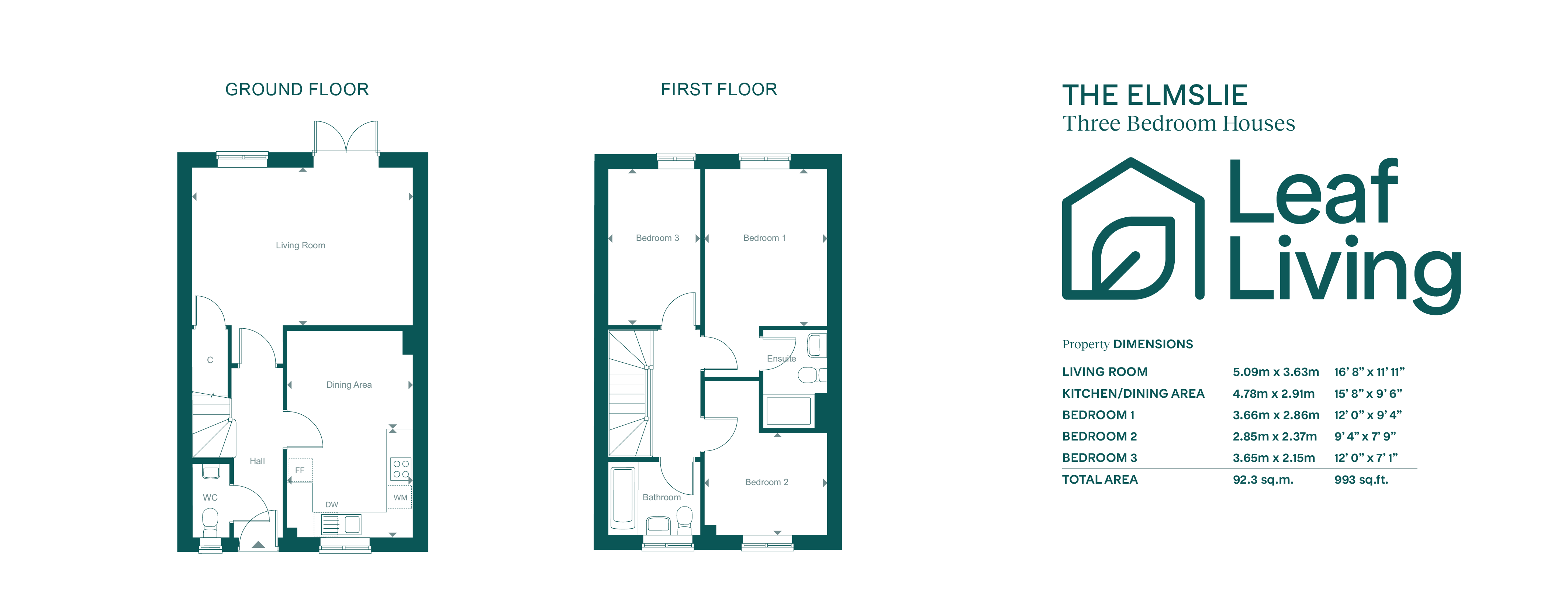 60 Rudloe Drive - Elmslie flatfair RL, Leaf Living at Green Oaks, Quedgeley, GL2, Quedgeley floorplan