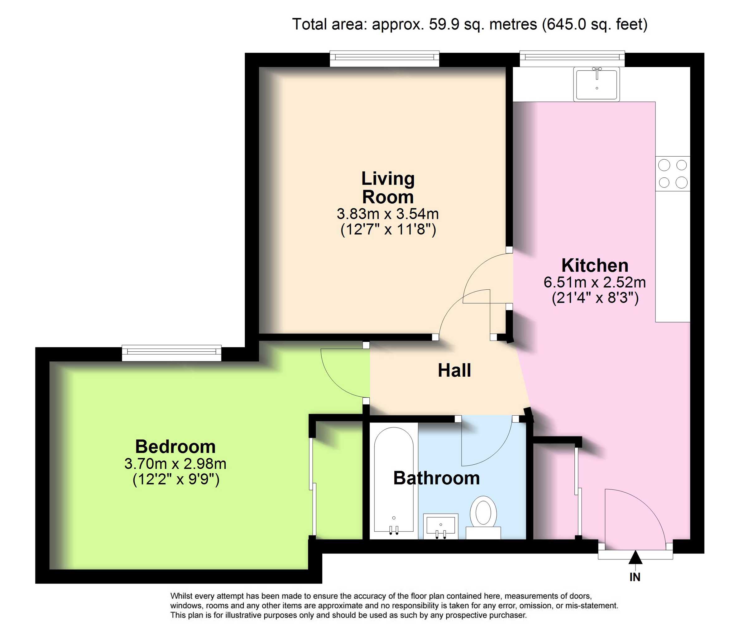 12, 443 Brighton Road, West Sussex floorplan