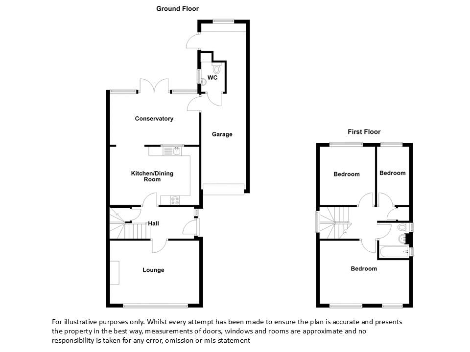76, Northumberland Avenue, Nuneaton floorplan